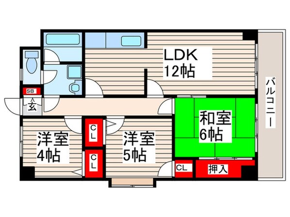 西葛西田中ビルの物件間取画像